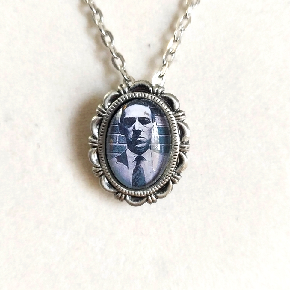 Hp Lovecraft Handmade Brooch Pin Necklace